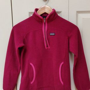 Girls Patagonia 1/4 zip fleece